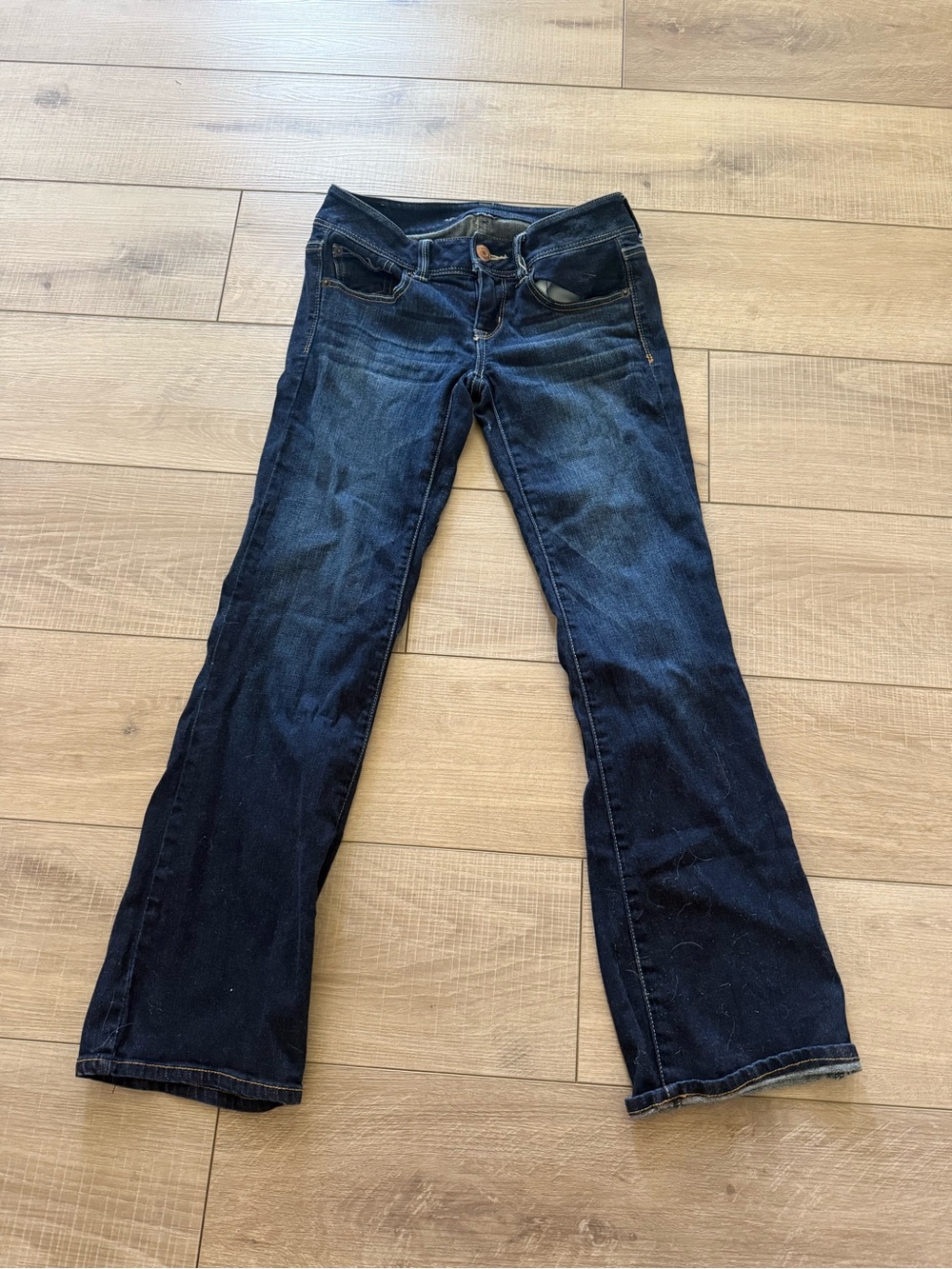 American Eagle Outfitters Women's Dark Indigo Bootcut Jeans